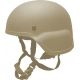 United Shield ACH Ballistic Helmet Level IIIA Military Style w/ 4pt Harness System, Tan, Medium ACH-MICH MIL-TN-MD