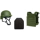 United Shield Active Shooter Level IV, PST 650 Helmet, 2 10inX12in Zeta6h Plates, OD Green, Medium ASLIV-M-ODG