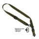 United States Tactical C1 2-to-1 Point 1.25in Tactical Sling, QD,Olive Drab, One Size, UST-SLC00103QD