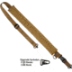 United States Tactical C5 - 2-to-1 Point Padded Tactical Sling, 1.25in, HK Hook, Coyote, UST-SLC00502QH