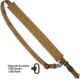 United States Tactical C5 - 2-to-1 Point Padded Tactical Sling, 1.25in, HK Hook, Coyote, UST-SLC00502QH