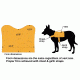 United States Tactical K9 MOLLE Vest, Black, Medium, UST-K9V00101M