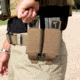 United States Tactical Double Rifle Mag Pouch, Coyote, UST-MOL01902