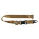 United States Tactical MOLLE Sling, 1.25in, HK Hook, Coyote, UST-SLM00102QH