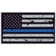 United States Tactical Sticker - Thin Blue Line Flag, BS-765