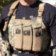 United States Tactical Triple Rifle Mag Pouch, Coyote, UST-MOL02902