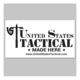 United States Tactical UST Nested Logo Sticker, Black, UST-STK001