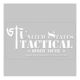 United States Tactical UST Nested Logo Sticker, White, UST-STK002