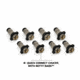 Up Down Air Compressor Mount &amp; Connection Kit, Jeep Gladiator JT, Bed Area for ARB Dual Air Compressor, Black, 268-1819