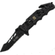 US Army Liberator Rescue Linerlock A/O, Black Knife USAA1005BK