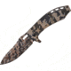 US Army Marines Linerlock A/O Camo Folding Knife,3.875in,Digital Camo,G10 Handle USMA1043DG