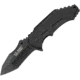 US Army Linerlock A/O Black Folding Knife,3.5in,Tanto, Black, G10 Handle, A-A1014BK