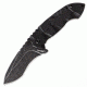 Desert Warrior Assisted Opening Knife, Black, 3.5in Blade