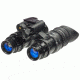 US Night Vision AN/PVS-15 Nightvision Binocular, Gen 3 Chrome,White Phosphor Auto-Gated Unfilmed, Black 001237