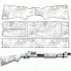 US Night Vision KRYPTEK Camo Pre-Cut Universal Shotgun Skin Vinyl Wrap, 20x30in, Kryptek Yeti 046532