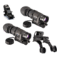 US Night Vision Rhino Arm, TRYBE Optics PVS-14 GEN 3 White Phosphor Night Vision Monocular, Min 2000 FOM, 64-72 lp/mm, High Power, and TRYBE Optics PVS-14 Dual Bridge Mounting System
