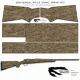 US Night Vision Tiger Stripe Camo Pre-Cut Universal Rifle Skin Vinyl Wrap, 20x30in, All Terrain Tiger 056631