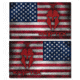 US Night Vision Vehicle Flag Wraps - Kryptek US Flag Red,White,Blue - Set of Two - Stars Right and Stars Left 706112