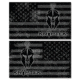 US Night Vision Vehicle Flag Wraps - Kryptek US Flag Stealth Black - Set of Two - Stars Right and Stars Left 706113
