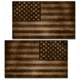 US Night Vision Vehicle Flag Wraps - US Flag Flat Dark Earth - Set of Two - Stars Right and Stars Left 706107