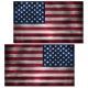 US Night Vision Vehicle Flag Wraps - US Flag Red,White,Blue - Set of Two - Stars Right and Stars Left 706105