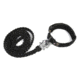 Cynology War Labs Hand Braided 6 Foot Leash w/Kong Frog Connector and Hand Loop, Black