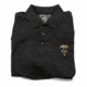 US Palm Short Sleeve Logo Polo, Black, Large 9C4100