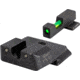 USED EDEMO Trijicon DI Night Sight Set, Dual-Illuminated, U-Notch, Tritium Green Front Color/ Rear Color, Smith &amp; Wesson M&amp;P, M&amp;P M2.0, SD VE, 601108, EDEMO2, EDEMO1, Condition Fair, Scratches