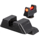 USED EDEMO Trijicon Fiber Optic Pistol Front/Rear Sight Set, Red Fiber Stick, Glock 17/17L/19/22/23/24/25/26/27/28/31/32/33/34/35/37/38/39, Black, 601023, EDEMO1, EDEMO1