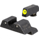 USED EDEMO Trijicon Glock HD Night Sight Set - Front Sight Yellow Outline / Green Tritium, Rear Sight Black Outline / Green Tritium, GL101Y, EDEMO1, EDEMO1, Condition Fair, Scratches
