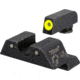 USED EDEMO Trijicon Large Frame Hd Night Sight Set - Yellow Front &amp; Rear Outline, For Glock Models 20, 21, 29, 30, 36, 40, and 41, GL104Y, EDEMO2, EDEMO1, Condition Fair, Scratches