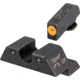 USED Trijicon Glock HD Night Sight Set - Front Sight Orange Outline / Green Tritium, Rear Sight Black Outline / Green Tritium, 600538, EDEMO5, Condition Like New, Inspect and Rebox