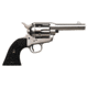 US Firearms Sheriffs-Model Revolver, .45 Colt, 4in barrel, nickel finish steel frame, hard rubber grip, revolving chamber, blade front, square notch rear, 6 round cylinder, USFSM-.45C-4-1-FRRMPG