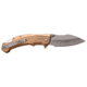 USMC Drop Point Spring Assisted Knife w/Pocket Clip, 3.5 in, 3Cr13 Stainless Steel Stainless Steel, Tan, M-A1065TN