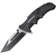 USMC Tanto Spring Assisted Knife w/Pocket Clip, 3.5 in, 3Cr13 Stainless Steel Stainless Steel, Black, M-A1058BK