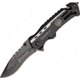 USMC Marines Rescue Linerlock,black finish stainless standard edge drop point blade USM1002DP