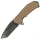 USMC Scrapper Linerlock A/O, Tan, Fine Edge Knife USMA1034TP