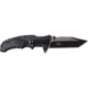 USMC Tanto Spring Assisted Knife w/Pocket Clip, 3.5 in, 3Cr13 Stainless Steel Stainless Steel, Black, M-A1058BK