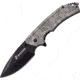 USMC The Specialist Linerlock A/O Folding Knife,3.75in,Stainless Steel,Digital Green Camo,Aluminum Handle USMA1047DG