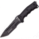 USMC Vindicator Fixed Blade Knife, 5.75in, Tanto, Black Stonewash, Black, G10 Handle USM2009SW