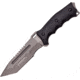USMC Vindicator Fixed Blade Knife, 5.75in, Tanto, Gray Titanium, Black, G10 Handle USM2009GY