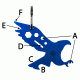 UST Eagle Tool A Long Multi-Tool, Blue 20-12212