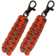 UST ParaTinder Zipper Pull 2-pk, Orange/Gray 20-02986