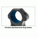 UTG PRO 34mm/2PCs Medium Profile P.O.I Picatinny Rings, Black, RWU013415