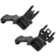 UTG Pro ACCU-SYNC Offset Deployable Front Sight, Black + ACCU-SYNC Offset Deployable Rear Sight, Black