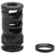 UTG Pro AR15 Stubby Muzzle Brake, 9mm, 1/2X28in Three Chamber Muzzle Brake, Black, TLUMD03