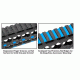 UTG Pro Keymod Compat. M and P10 15 in Super Slim Free Float Rail Handguard, Black MTU026SSKC
