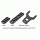 UTG Pro Keymod Compat. M and P10 15 in Super Slim Free Float Rail Handguard, Black MTU026SSKC