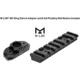 UTG Pro M-LOK AR15 15in Ultra Slim Rail, Black / Blue 2-Tone, MTU019SSM3B2