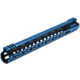 UTG Pro M-LOK AR15 15in Ultra Slim Rail, Black / Blue 2-Tone, MTU019SSM3B2